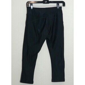 AVIA  Athletic Pants Womens XS  Black Capri  Leggings High‎ Rise Pull Up